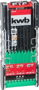 Jigsaw blades set KWB 109180, 10 pieces