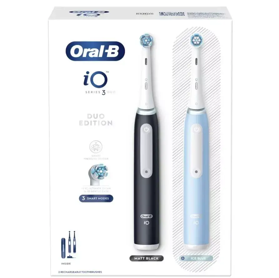 Elektriskā zobu suka BRAUN Oral-B iO3 Series Duo Pack Photo 3