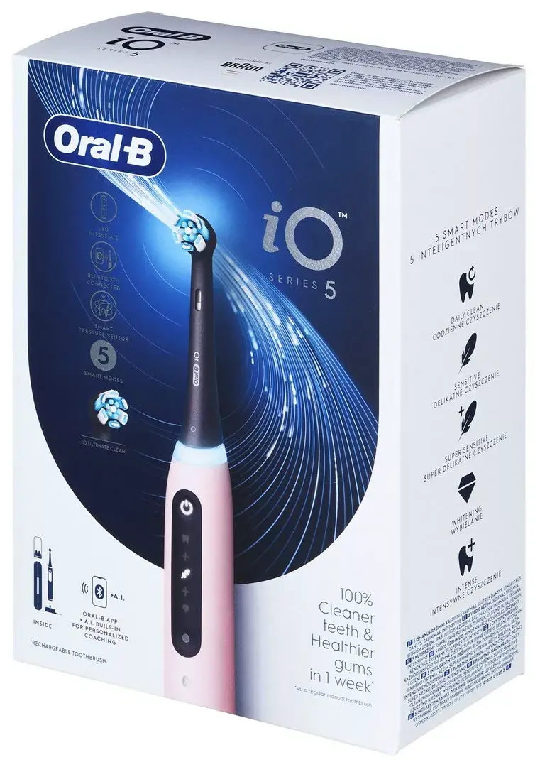 Electric toothbrush BRAUN Oral‑B iO5 Pink Photo 15