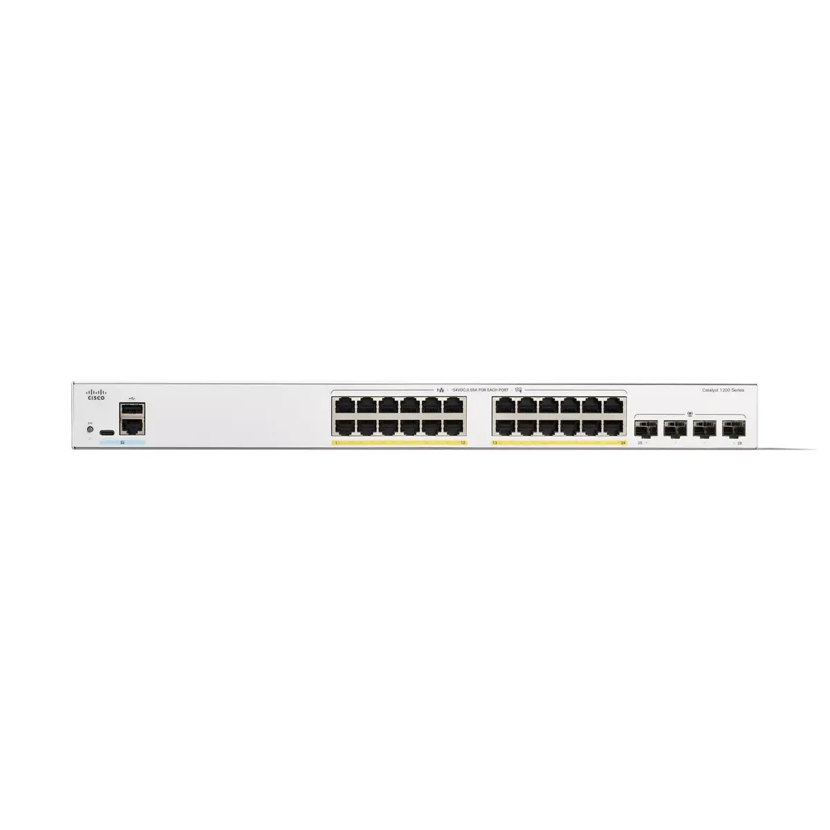 Pārvaldāms slēdzis Cisco Catalyst 1200-24FP-4G Photo 2