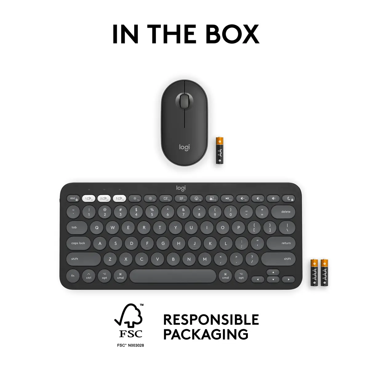 Logitech Pebble 2 Combo for Mac Keyboard and Mouse Photo 15