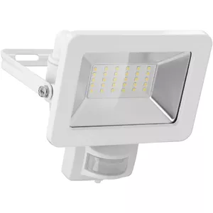 Goobay LED Outdoor Floodlight 30 W with Motion Sensor White IP44