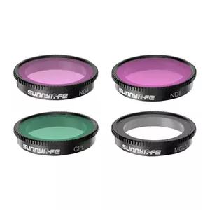 4 filtru komplekts MCUV+CPL+ND4+ND8 Sunnylife priekš Insta360 GO 3/2