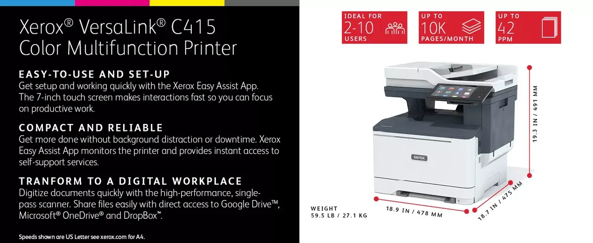МФУ Xerox VersaLink C415 Photo 13