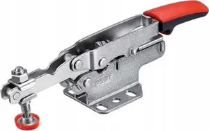 Bessey STC-HH50 Toggle Clamp with 4 cm Clamp Opening in Red and Stainless Steel