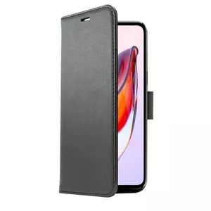 Чехол-книжка SCREENOR для iPhone 15 Plus (6.7" / 17 см) черный, искусственная кожа и TPU, подставка, 3 кармана для карт