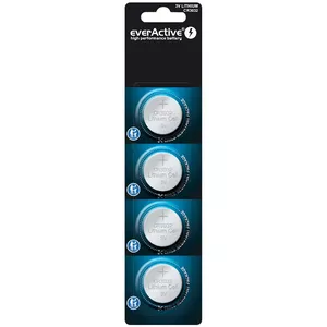 Button lithium battery everActive CR3032, 3V, 580 mAh, button/coin, pack of 4