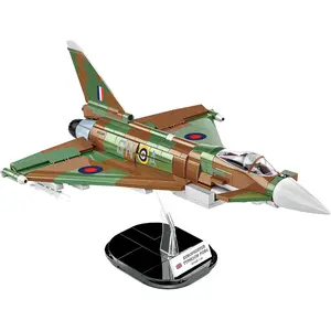 Building blocks Cobi Eurofighter Typhoon FGR4 "GiNA" — 577 pcs, ages 8+, light grey/green/brown