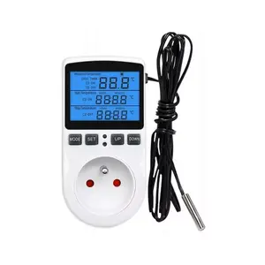 Multifunctional Thermostat URZ4055 230V Socket with External Waterproof Temperature Probe