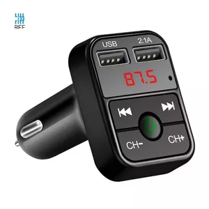 Riff CAR-B2 Bluetooth FM / MP3 Transmitter Car Charger 2x USB QC3.0 3.1A/1A Black