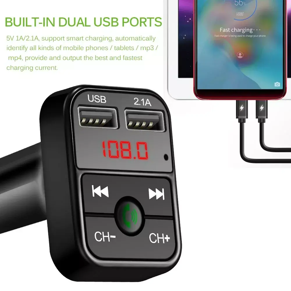 Riff RF-CAR-B2 Bluetooth FM MP3 трансмиттер Photo 4