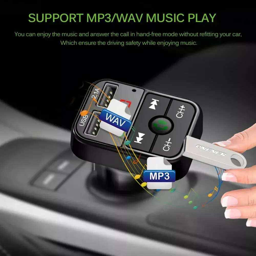 Riff RF-CAR-B2 Bluetooth FM MP3 трансмиттер Photo 7