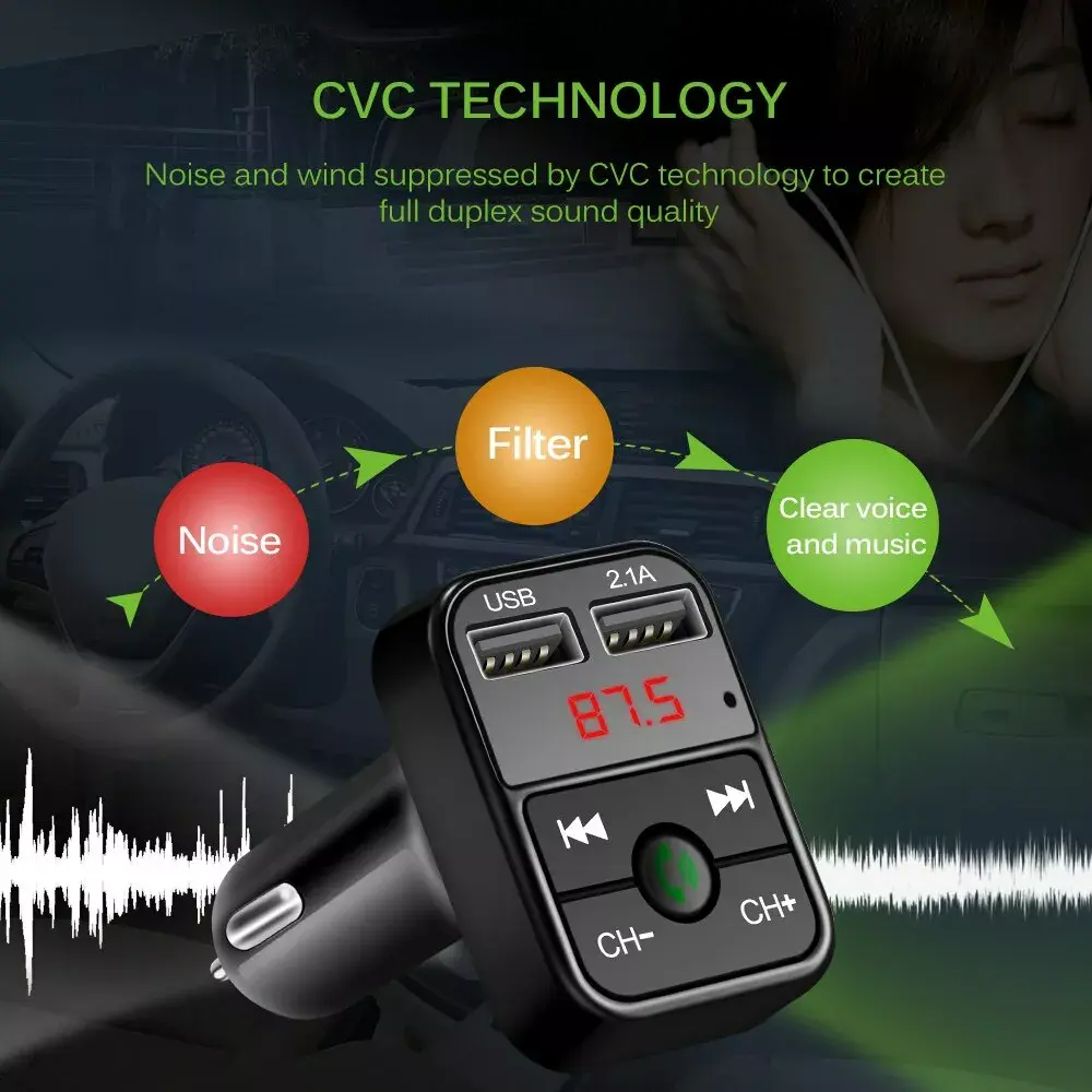 Riff RF-CAR-B2 Bluetooth FM MP3 трансмиттер Photo 8