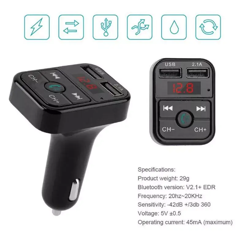 Riff RF-CAR-B2 Bluetooth FM MP3 трансмиттер Photo 11