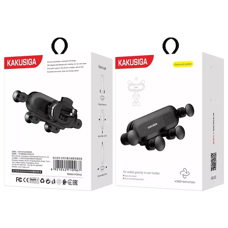 Держатель iKaku KSC-263 Gravity Black Photo 9