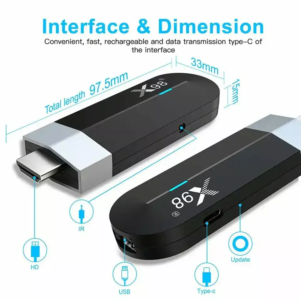 Мини ТВ-стик Riff X98 S500 SmartBox Photo 7