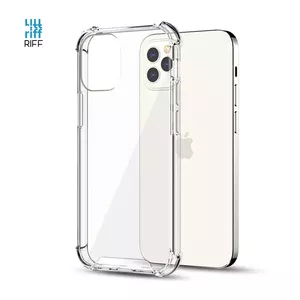 Aizmugures maciņš Riff priekš iPhone 13 Pro, anti-shock caurspīdīgs 0.5 mm