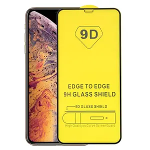 Защитное закалённое стекло Riff для Samsung Galaxy A52 / A52s Полный клей Чёрное 9D