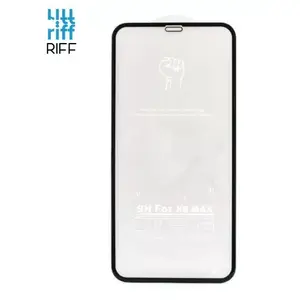 Riff rūdīta stikla ekrāna aizsargs RF-TEM-5D-IP13/13PR-BK 0,3 mm melna rāmja priekš iPhone 16e/14/13/13 Pro