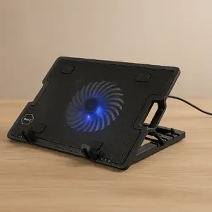 Portable Cooler Riff RF-0092 2in1 Adjustable Stand with USB Cable, portable laptop cooling stand