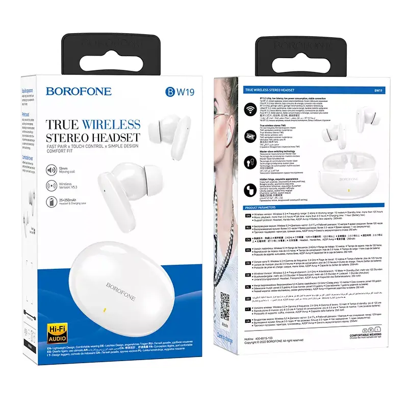 Наушники Borofone BW19 TWS 5.3 BT Photo 7