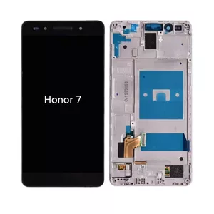 LCD Huawei Honor 7 komplektā ar sensoru un rāmi Black