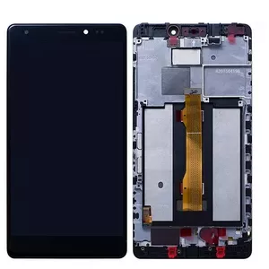 LCD Screen and Digitizer Assembly with Frame for Huawei Mate S Black