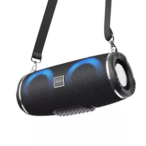 Портативная Bluetooth-колонка HOCO HC12 — 2×5 Вт, Bluetooth 5.0, 1200 мА·ч, FM, TF-карта, USB, AUX (чёрная)