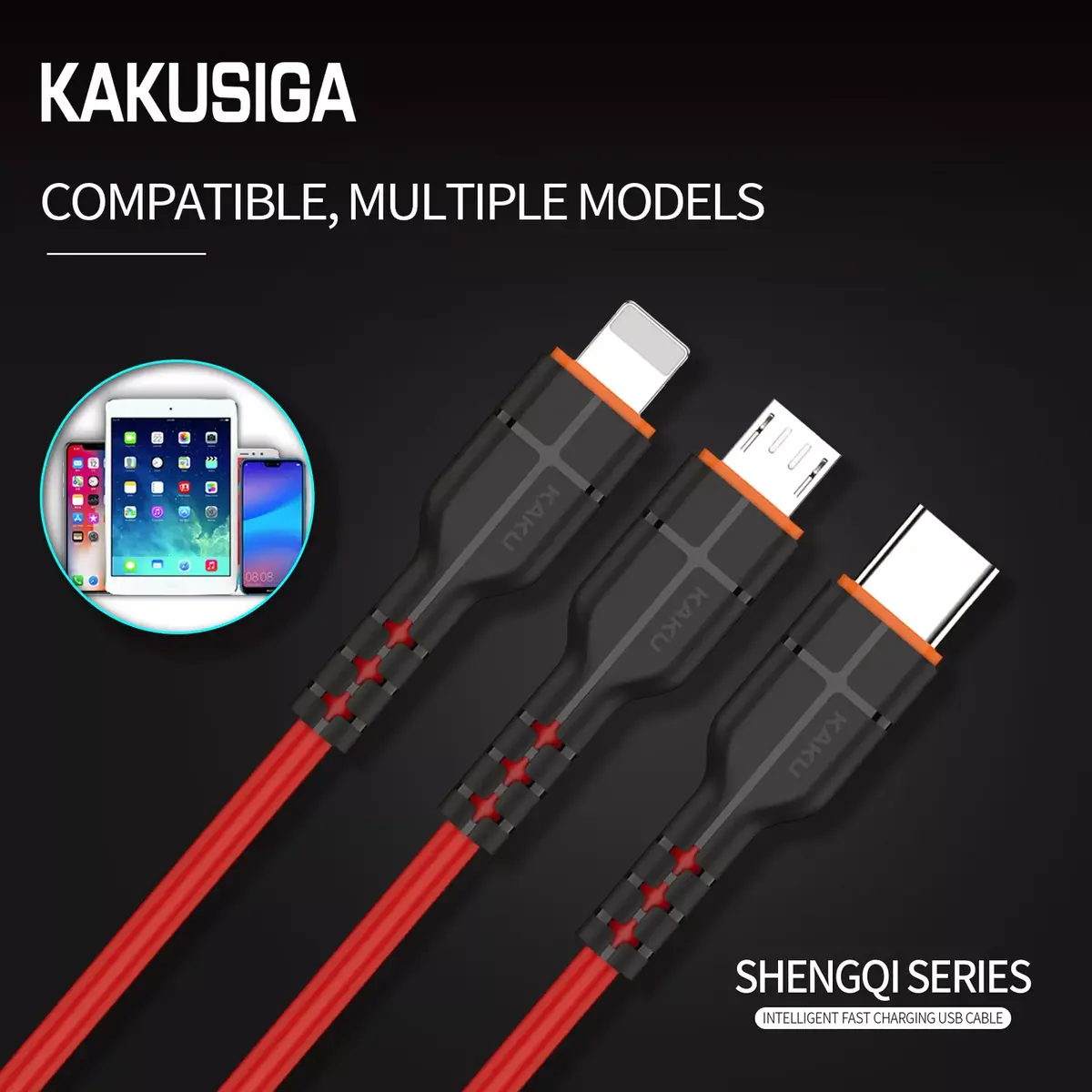 USB Type-C кабель iKaku KSC-225 — 1 м Photo 3
