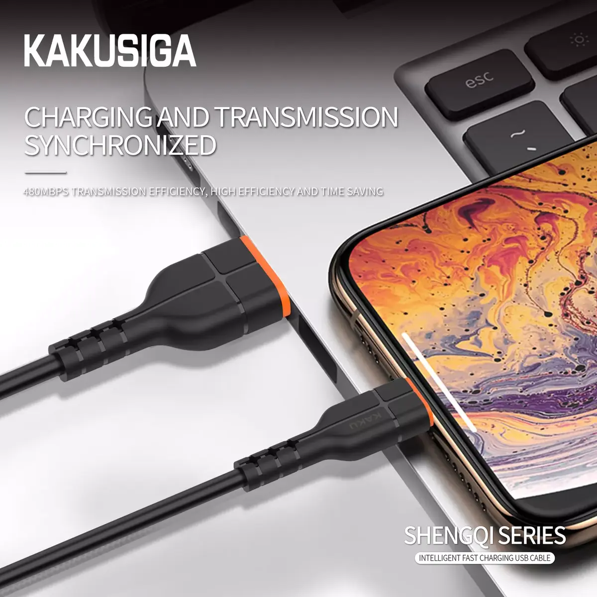 USB Type-C кабель iKaku KSC-225 — 1 м Photo 4