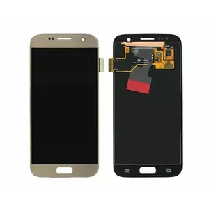 Skārienekrāns ar LCD preks Samsung Galaxy S7 SM-G930F (service pack) Gold