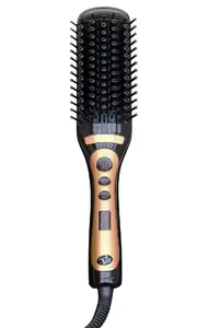 Straightening brush RIO ProHeat Warm Black — temperature up to 200 °C, LED display, 2 m cord