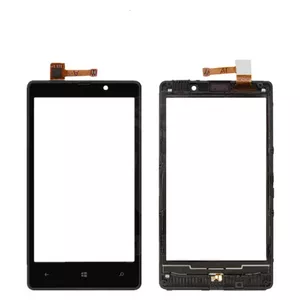 Touch screen frame HQ for Nokia Lumia 820 — replacement front panel (high quality)