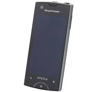 LCD display assembly for Sony Xperia Ray ST18 — black, includes touch sensor and frame
