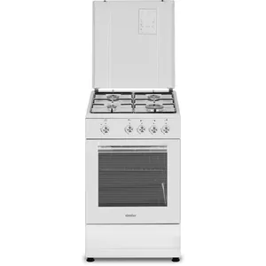 Simfer | Cooker | 4401SGRBB.1 | Hob type Gas | Oven type Gas | White | Width 50 cm | Depth 55 cm | 49 L