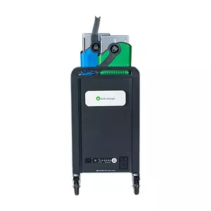 LocknCharge Carrier 20 Portable device management cart Black, Blue, Green, Metallic