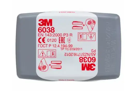 Gāzes un tvaiku kasetne 3M 6038 Photo 2