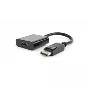 Gembird AB-DPM-HDMIF-002 video cable adapter 0.1 m DisplayPort HDMI Black