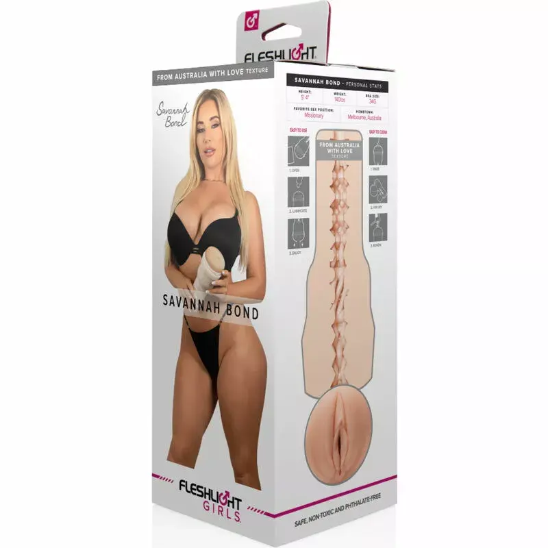 Fleshlight Savannah Bond masturbator — realistic stroker Photo 6