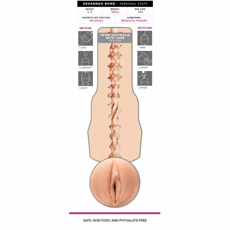 Fleshlight Savannah Bond masturbator — realistic stroker Photo 7