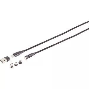 USB-C Magnetic Cable ShiverPeaks 14-19020 6-in-1 PD 60W, detachable magnetic connector, 6 adapters