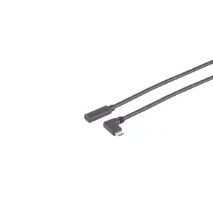 USB cable S/CONN 13-54155 USB 3.2 Gen 2x2 USB C Grey 20 Gbit/s