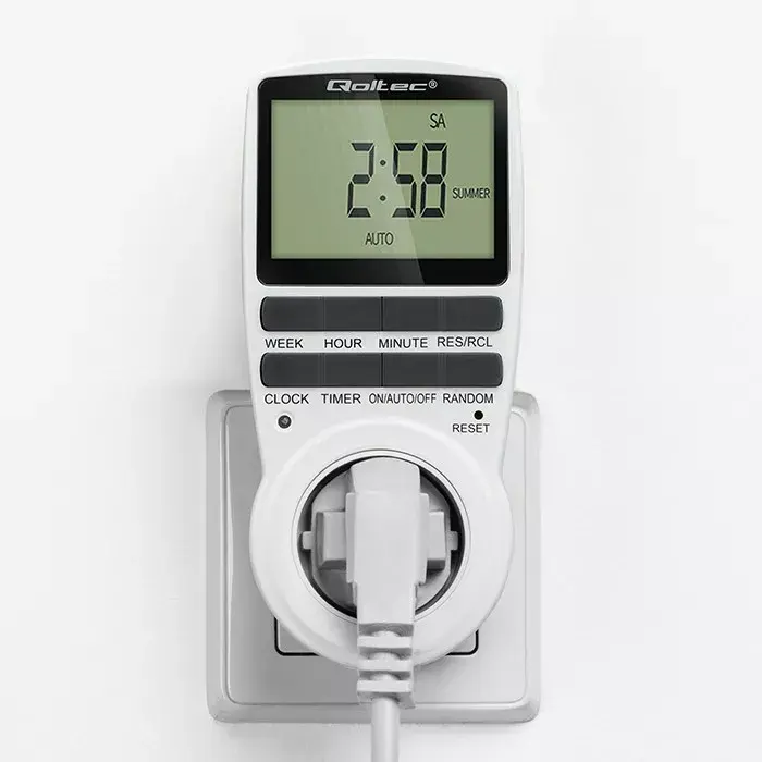 Elektronisks taimeris QOLTEC PC0628 LCD 24h Photo 8