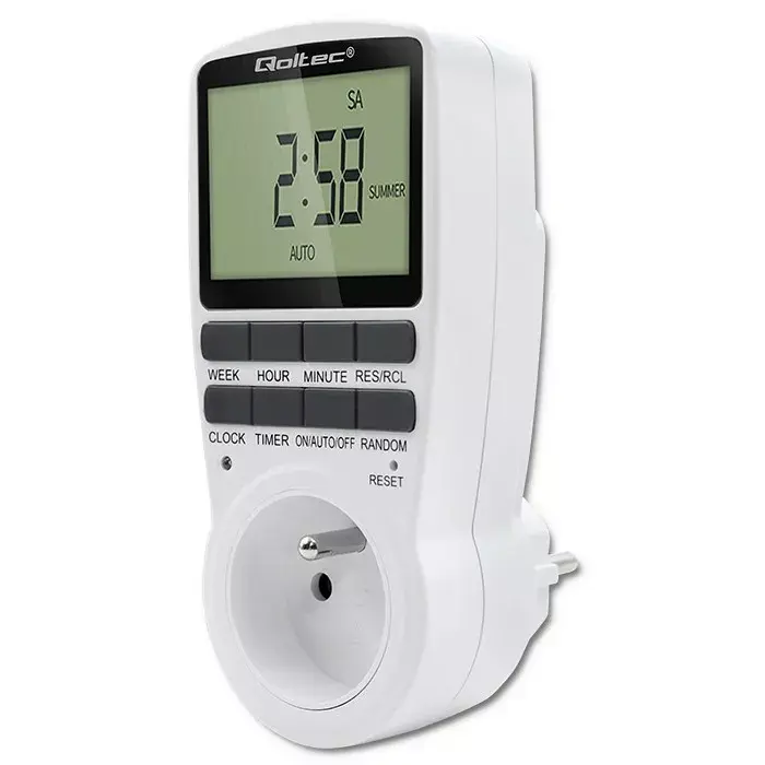 Elektronisks taimeris QOLTEC PC0628 LCD 24h Photo 13
