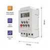 DIN sliedes taimeris QOLTEC PC0629 — 24V 16A Photo 3