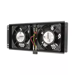 Cooling fan Extralink 2 FANS ROOF COOLING UNIT 220V AC Black Metal