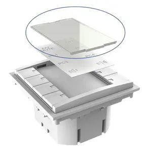 VivoLink VLCP8B-PLEXIGLASS Spiedpogu panelis Balts 12V DC
