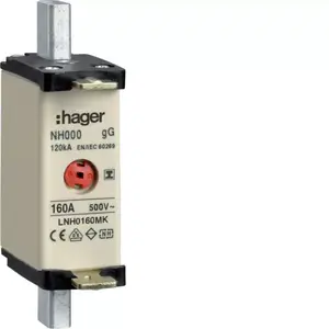 Плавкая вставка Hager LNH0160MK NH00 160A gG 500V