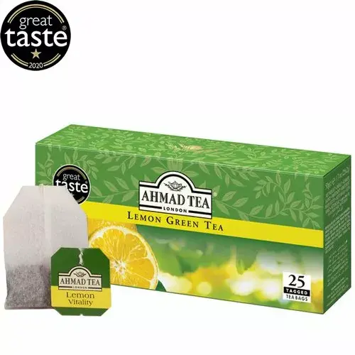 Ahmad Tea Lemon Green 25 пакетиков Photo 4