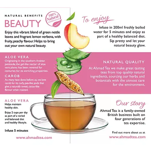 Чай Ahmad Tea 20' Alu Benefits Beauty Photo 3